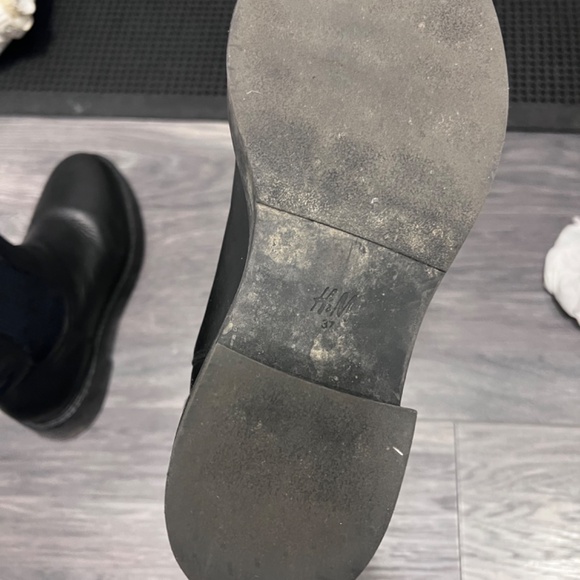 REAL LEATHER BLACK CHELSEA BOOTS SIZE 6 - Picture 12 of 12